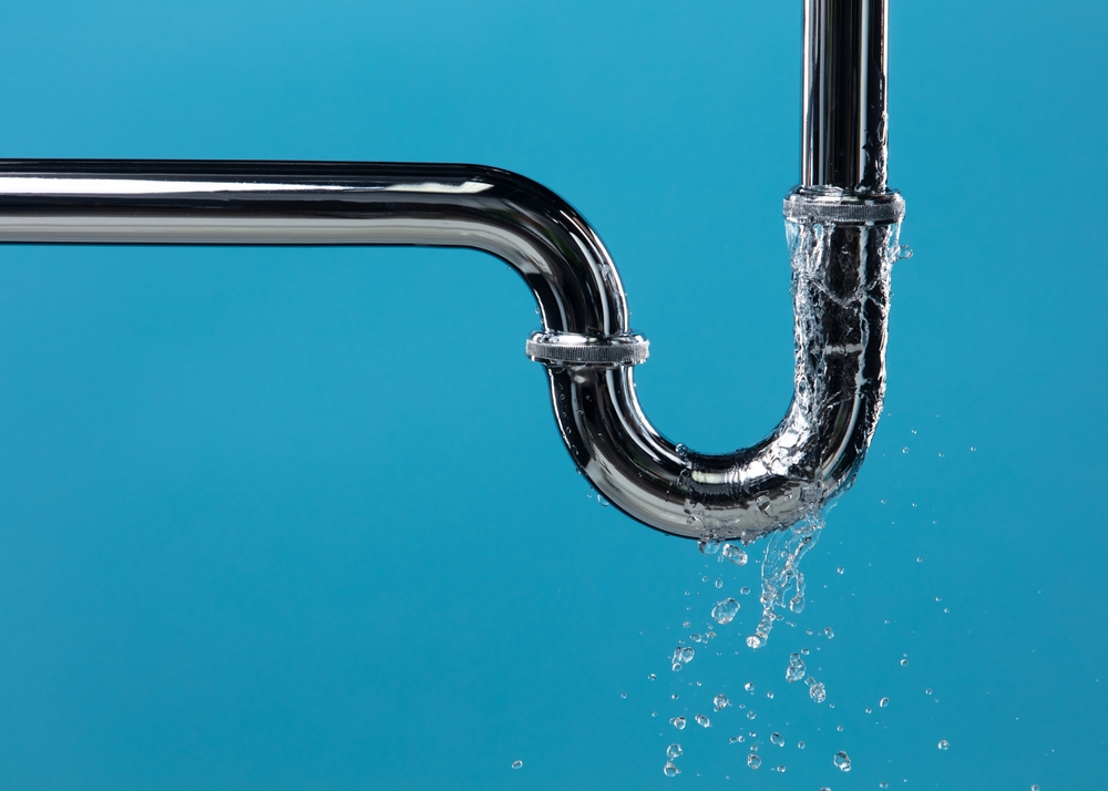 Leaking,Water,From,Chromium,Stainless,Steel,Pipe,Under,Sink.,Drain Leaking,Water,From,Chromium,Stainless,Steel,Pipe,Under,Sink.,Drain